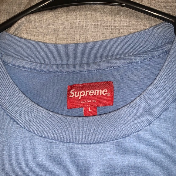 Supreme gold bars tee columbia blue - Picture 3 of 6